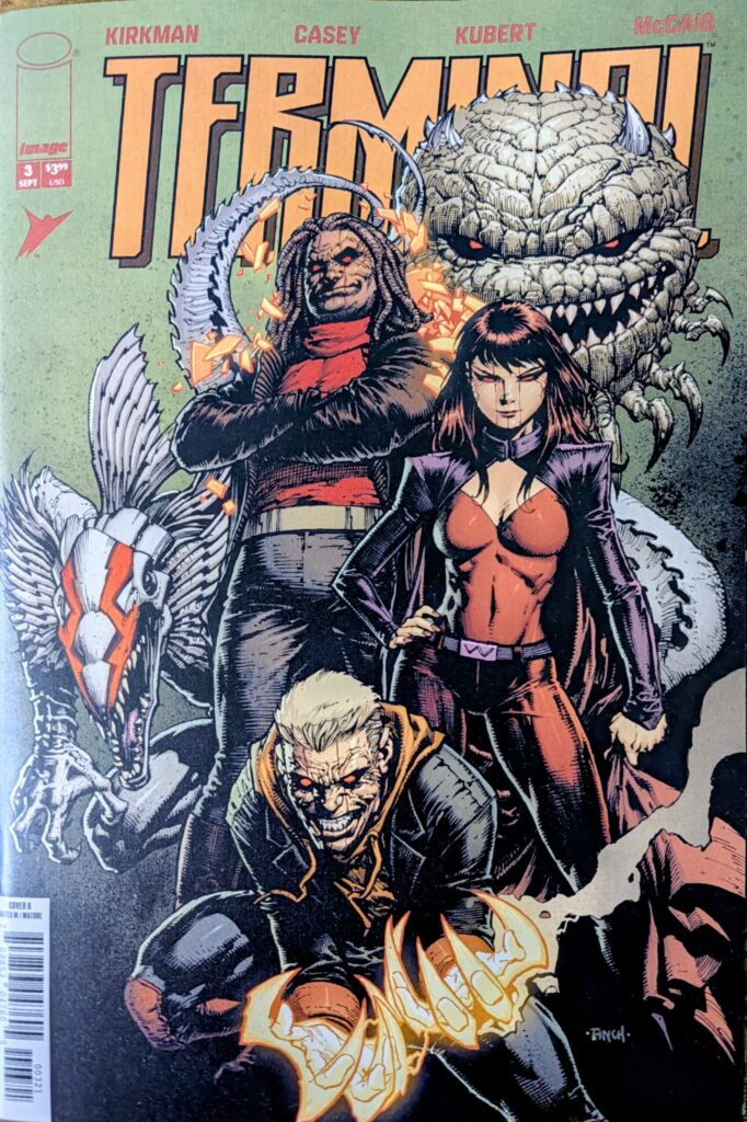 Terminal #3 Cover B, the Oppressors, by David Finch