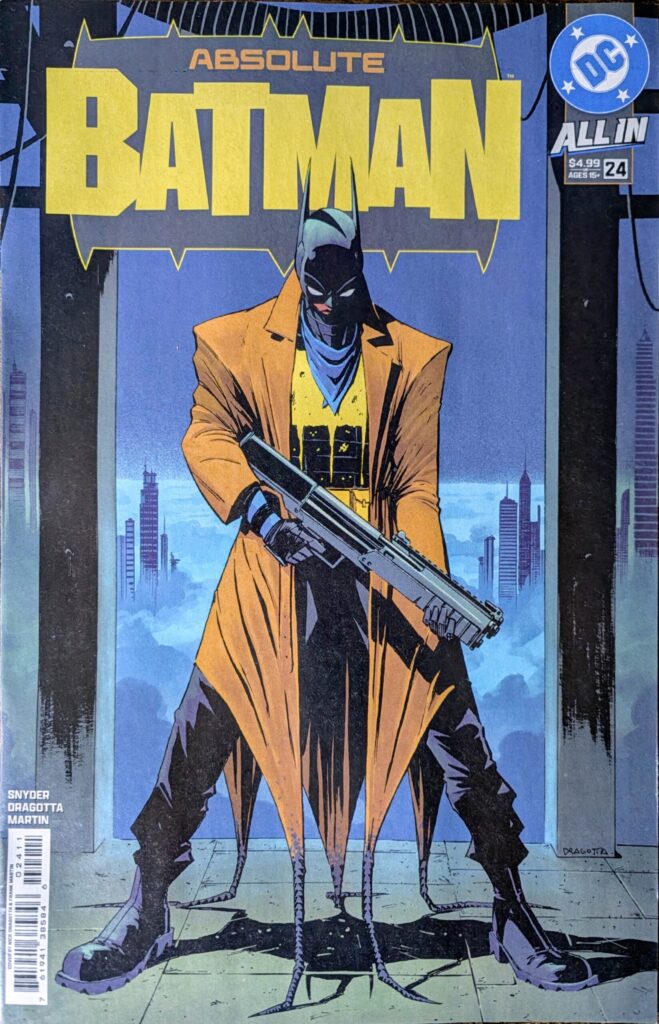 Absolute Batman #24 comic book cover A, Barbara Gordon as the Bat, homage to #1